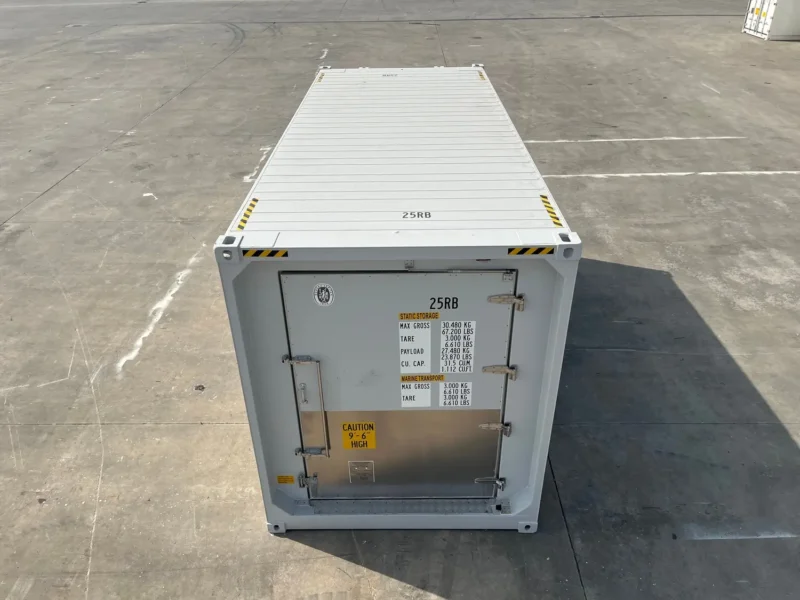 20′ High Cube Reefer Container mit versenkter Butcher-Tür – Bild 9