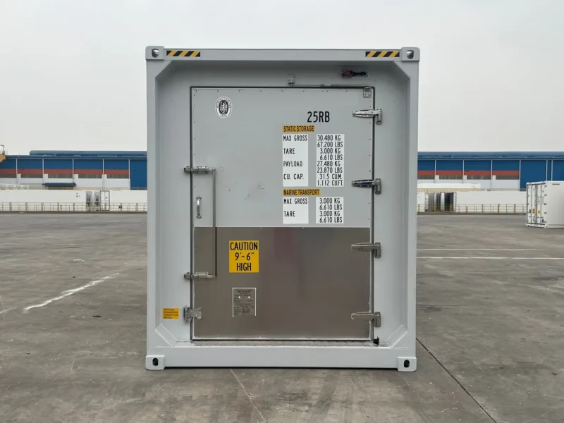 20′ High Cube Reefer Container mit versenkter Butcher-Tür – Bild 18