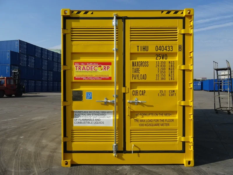 20′ High Cube Gefahrgutcontainer mit Seitenöffnung – Bild 2