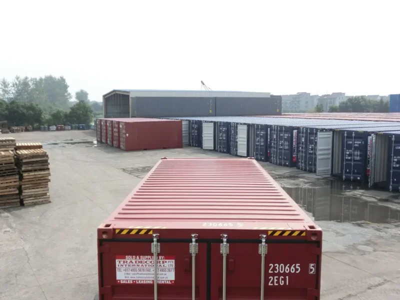 20′ High Cube Pallet Wide Removalist Container – Bild 6