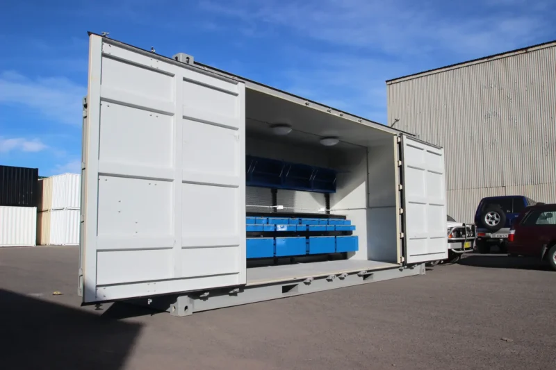20′ Werkstattcontainer mit Seitenöffnung – Bild 8
